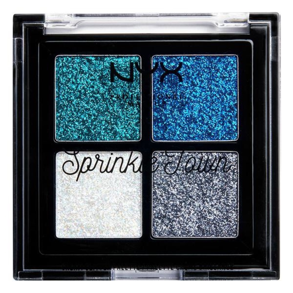 🎉🎉🎉HP🎉🎉🎉 NYX Sprinkle Town Glitter Cream Quad Palette